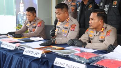 Polisi tangkap pelaku tawuran berdarah di Cikupa kurang dari 24 jam setelah kejadian dan amankan barang bukti senjata tajam.