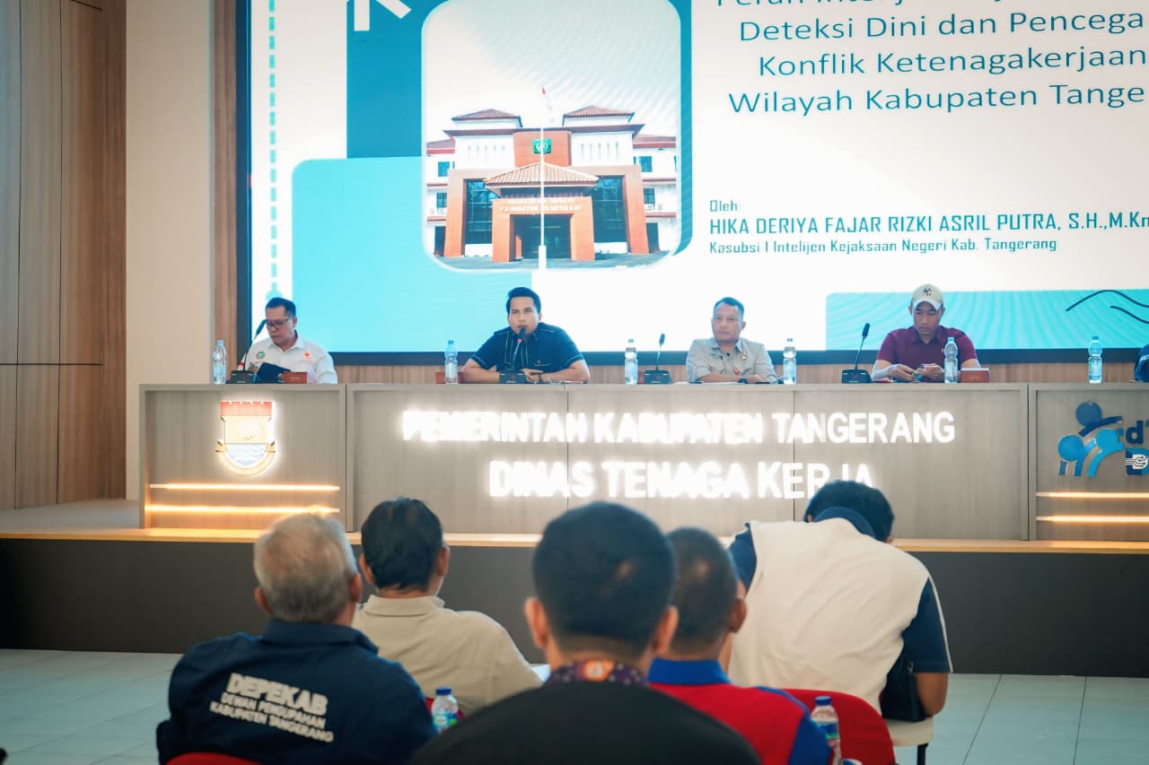 Disnaker Tangerang bentuk tim deteksi dini ketenagakerjaan 2026 untuk cegah konflik dan jaga stabilitas industri daerah.