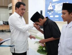 Bupati Tangerang Apresiasi Santunan Anak Yatim dalam Rangkaian Muscab IKA PMII