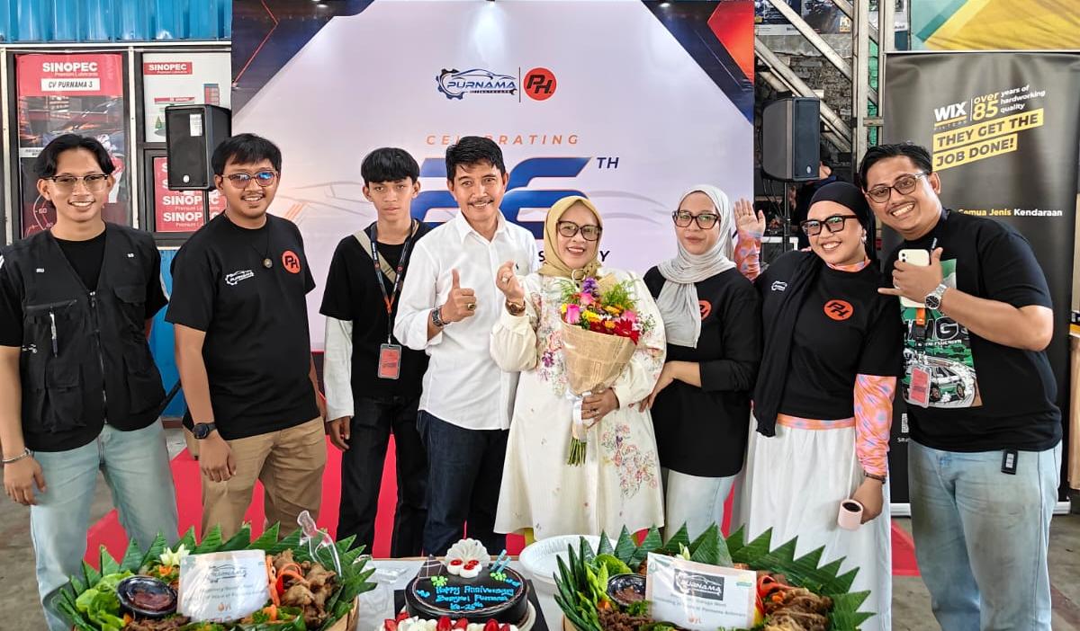 Purnama Autocare rayakan 26 tahun di Bogor, didukung PT Olindo Yana Lestari untuk memperkuat ekosistem bengkel dan layanan otomotif.
