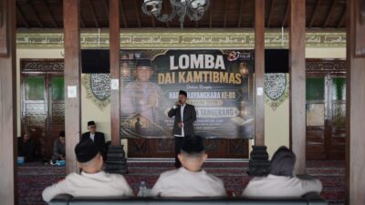 Polresta Tangerang menggelar Lomba Dai Kamtibmas dalam rangka Hari Bhayangkara ke-80 untuk memperkuat dakwah sejuk dan persatuan.