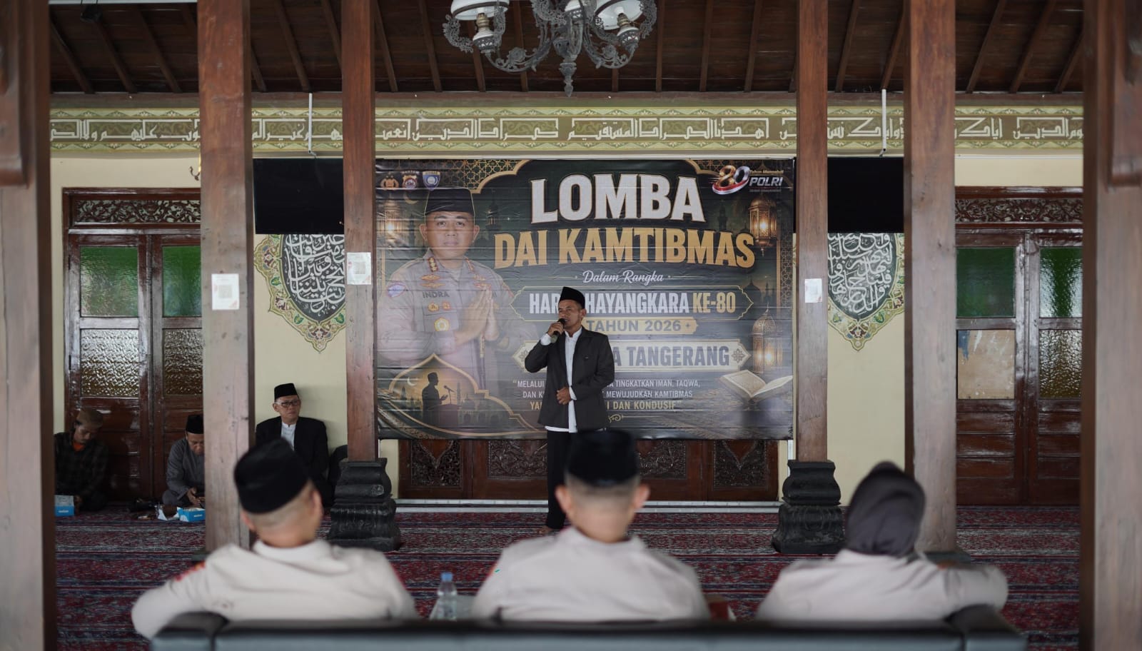 Polresta Tangerang menggelar Lomba Dai Kamtibmas dalam rangka Hari Bhayangkara ke-80 untuk memperkuat dakwah sejuk dan persatuan.