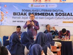 Jejak Digital Tak Pernah Hilang, Diskominfo Bekali Siswa SMPN 2 Tigaraksa Literasi Digital