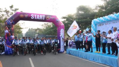 Fun Run, Fun Bike, hiburan rakyat, dan doorprize memeriahkan puncak Hari Bhayangkara ke-80 Polresta Tangerang yang diikuti ribuan warga.
