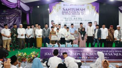 Maesyal Rasyid apresiasi santunan anak yatim di Mekar Jaya sebagai upaya memperkuat silaturahmi, keimanan, dan gotong royong.