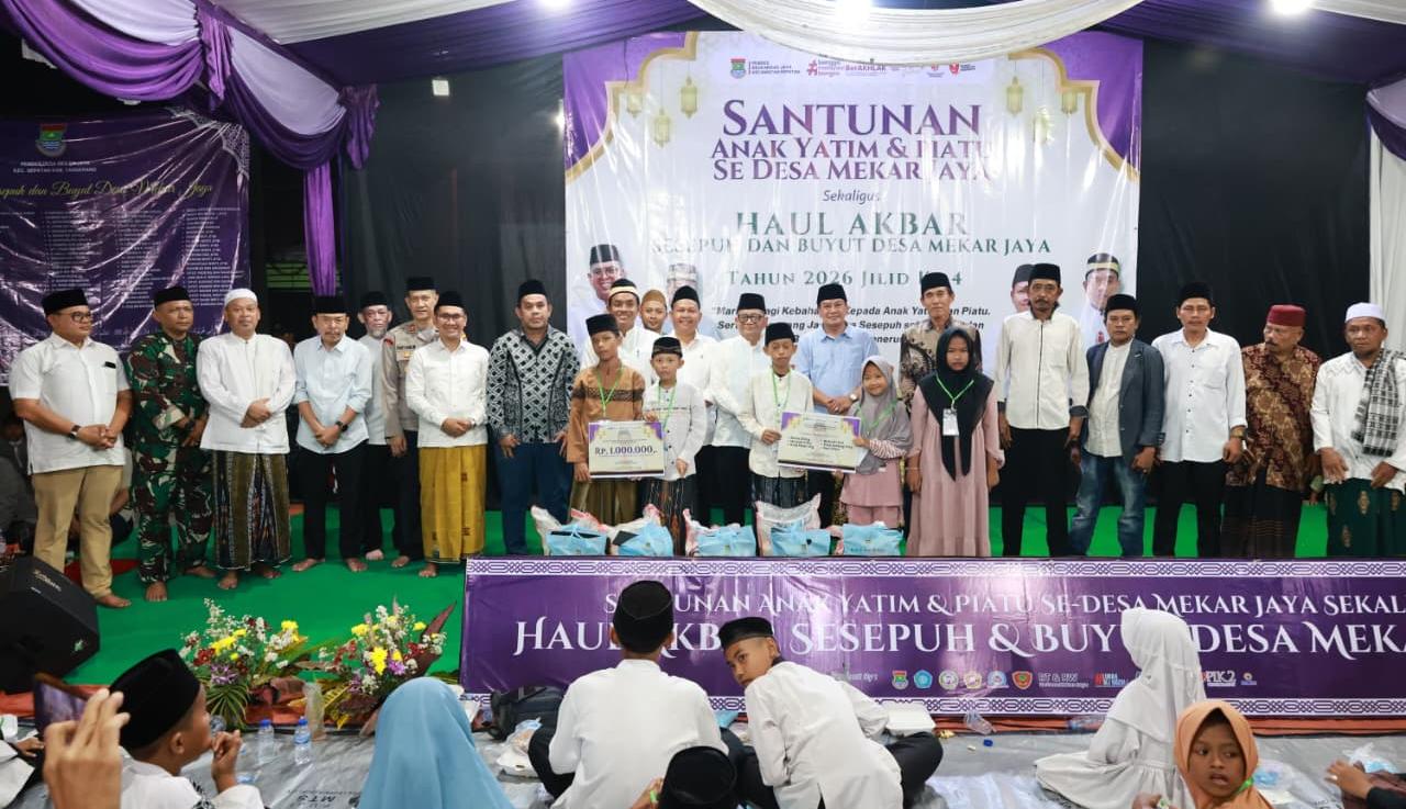 Maesyal Rasyid apresiasi santunan anak yatim di Mekar Jaya sebagai upaya memperkuat silaturahmi, keimanan, dan gotong royong.
