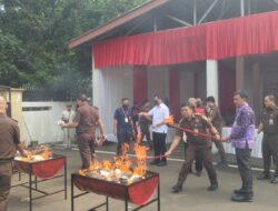 Dari Narkotika hingga Senjata Api, Kejari Kabupaten Tangerang Musnahkan Barang Bukti 65 Kasus
