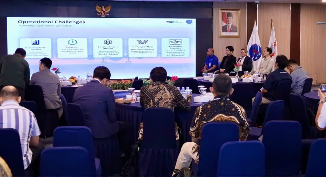 AirNav Indonesia bersama pemangku kepentingan penerbangan merumuskan strategi efisiensi avtur melalui NAFEF 2026.
