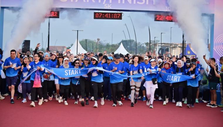 Sebanyak 3.700 peserta mengikuti NotaRace 2026 di BSD dalam rangka HUT INI ke-118 yang digelar di Kabupaten Tangerang.
