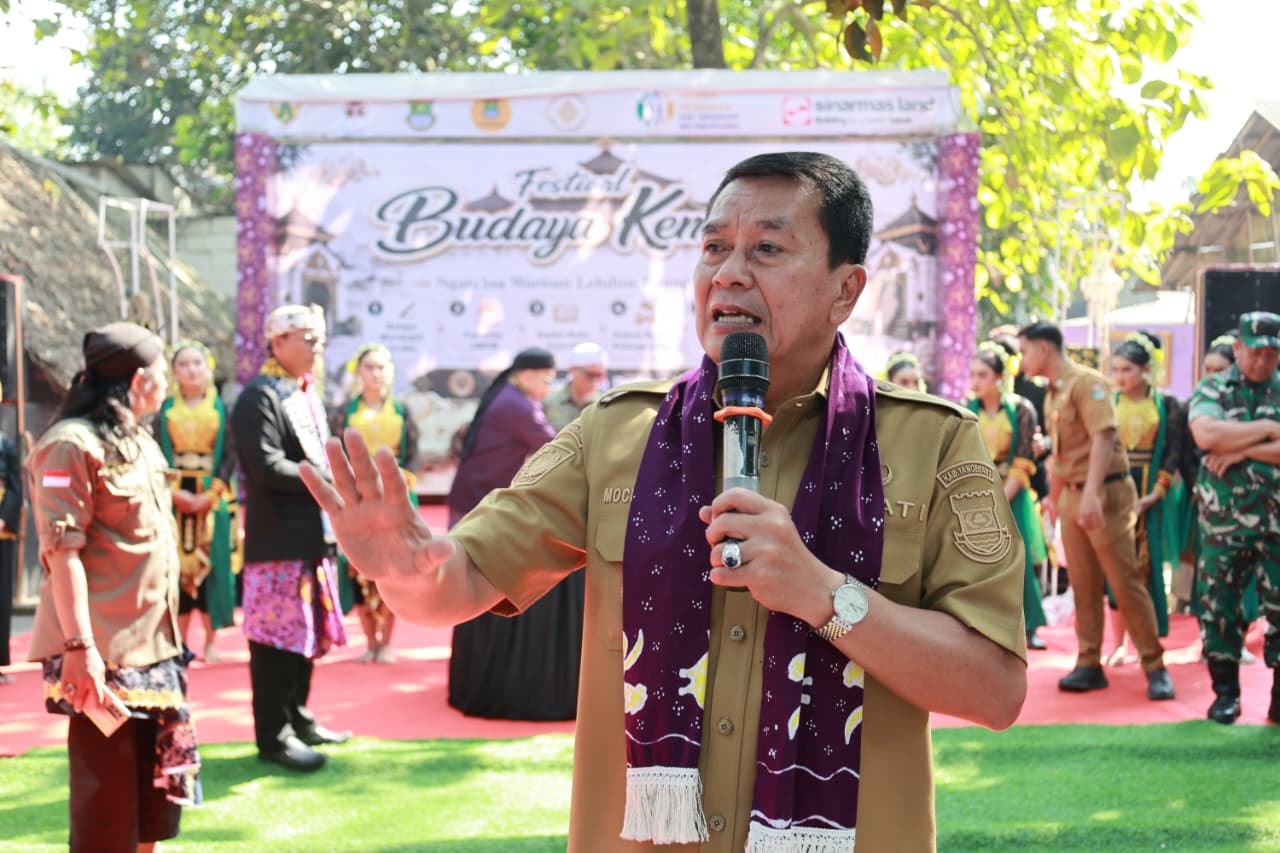 Bupati Maesyal Rasyid dorong Kampung Budaya Kemuning berkembang menjadi ikon budaya dan pusat kerajinan Kabupaten Tangerang.