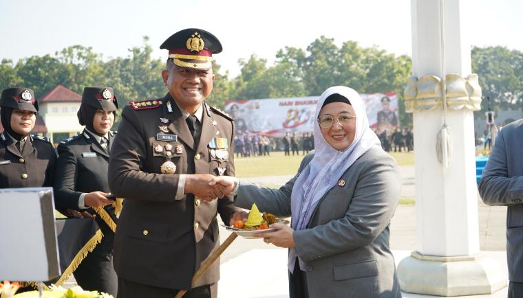 Wabup Tangerang menegaskan peran Polri menjaga keamanan dan kondusivitas daerah demi mendukung pembangunan pada Hari Bhayangkara ke-80.