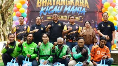 Kapolresta Tangerang mengajak komunitas Kicau Mania menjaga kamtibmas melalui sportivitas dan semangat kebersamaan.