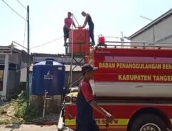 Desa Cirarab Dilanda Krisis Air Bersih, Distribusi Air Terus Dilakukan BPBD