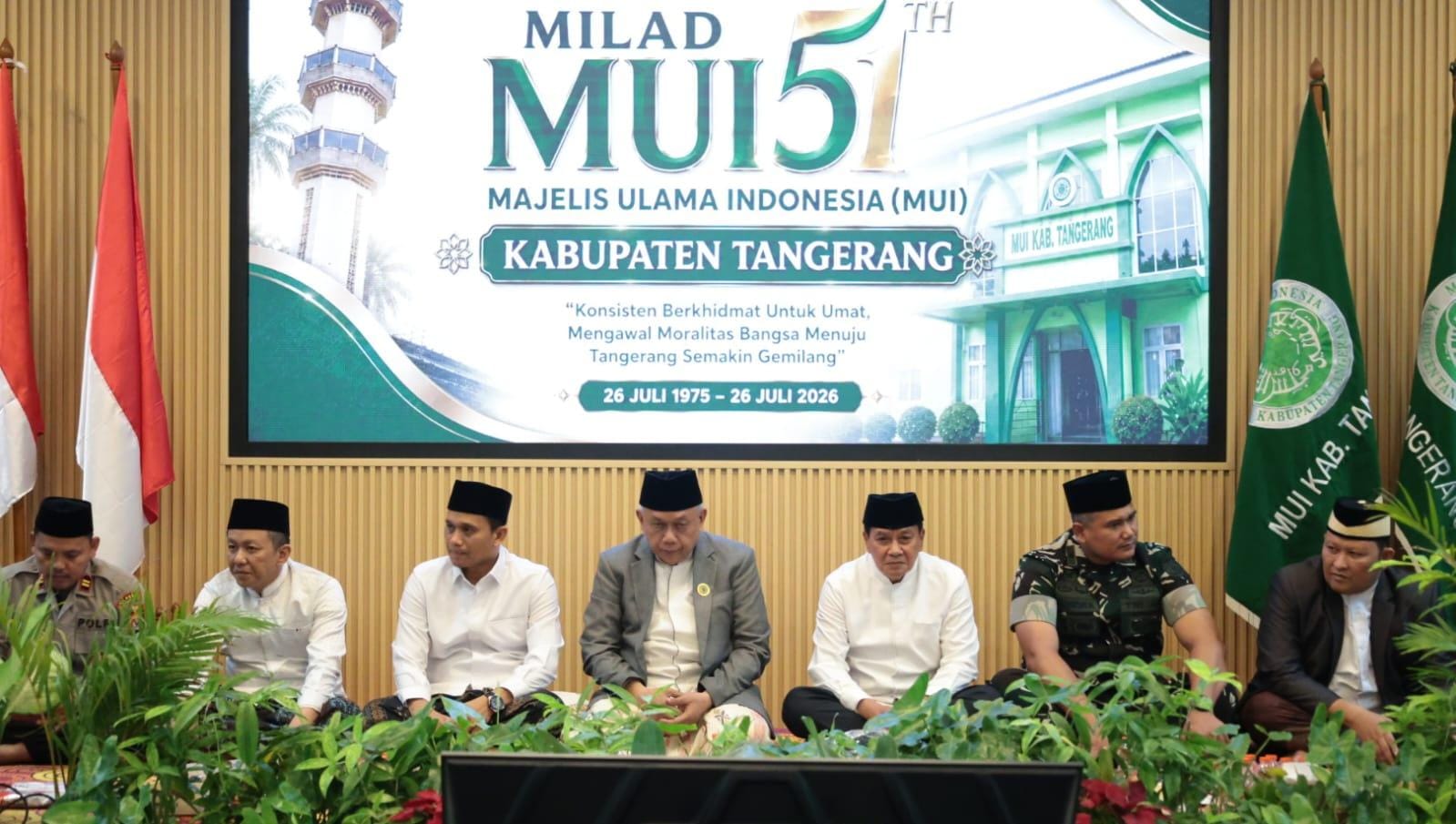 Milad ke-51 MUI Kabupaten Tangerang menjadi momentum peresmian Muallaf Center untuk memperkuat pembinaan umat Islam.