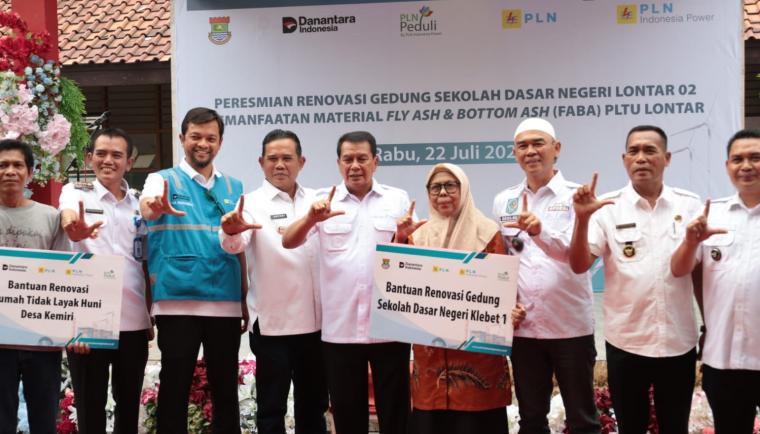 Pemanfaatan FABA PLTU Lontar menjadi inovasi CSR dalam meningkatkan kualitas sarana pendidikan masyarakat Tangerang.