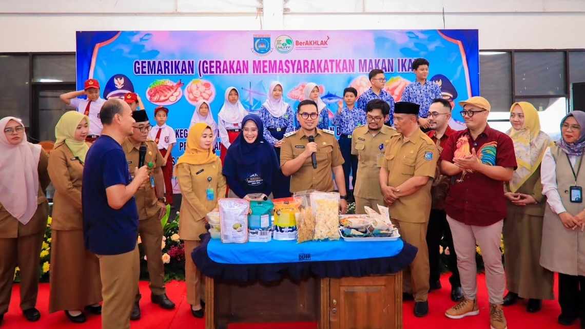 Lewat Gemarikan, Pemkot Tangsel tingkatkan kesadaran warga akan pentingnya protein hewani untuk kesehatan masyarakat.