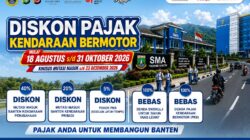 Punya Tunggakan Pajak Kendaraan? Denda PKB di Banten Dibebaskan 100 Persen