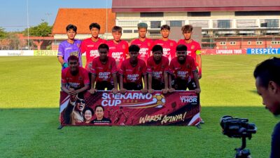 Banteng Banten meraih kemenangan 2-0 atas Banteng Sulut di Soekarno Cup 2026. Gol Musa dan Fiki memastikan hasil positif tim.