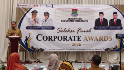 Corporate Awards Kabupaten Tangerang 2026 memasuki tahap final, diikuti 15 perusahaan yang mempresentasikan praktik terbaik.