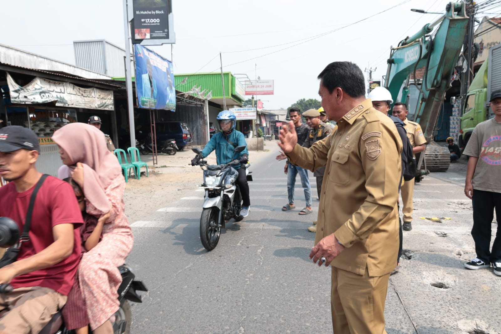 Pemkab Tangerang menargetkan penanganan 201 meter sisa Jalan Cangkudu–Cisoka yang rusak dilanjutkan pada 2027.