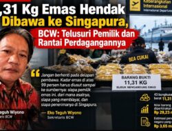 11,31 Kg Emas Senilai Rp29,23 Miliar Dicegah Keluar Batam, BCW Soroti Rantai Perdagangan