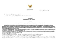 Pemkab Tangerang Perpanjang PJJ Hingga 11 September