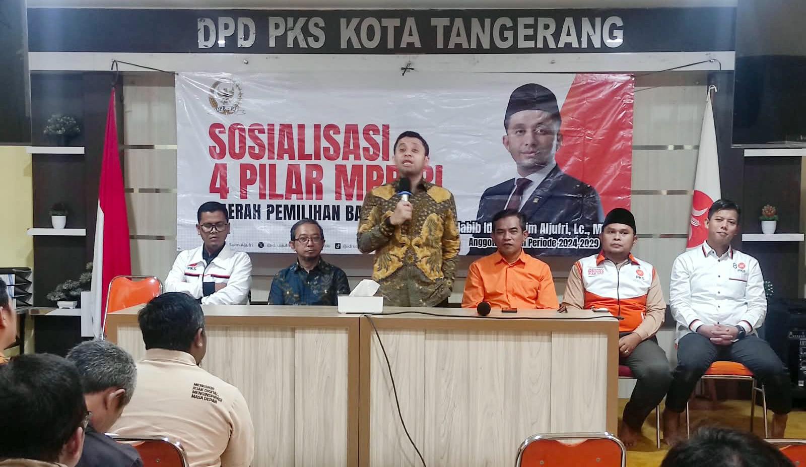 Habib Idrus Salim Aljufri Empat Pilar Kebangsaan, peran Empat Pilar menjaga persatuan bangsa, sosialisasi Empat Pilar Kebangsaan Tangerang