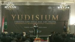 363 Lulusan FISIP UMT Didorong Terus Belajar dan Berkontribusi bagi Masyarakat
