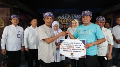 Maesyal Rasyid mendukung pengembangan Sanggar Gema Wirahma melalui bantuan peralatan dan pelestarian seni budaya.
