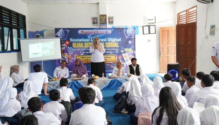 Diskominfo Tangerang ajak pelajar memahami aturan, etika, dan konsekuensi hukum dalam menggunakan media sosial.