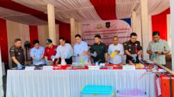 Kejari Tangerang musnahkan 664 gram sabu, 991 gram ganja, dan 24.381 Tramadol dari 144 perkara inkracht.