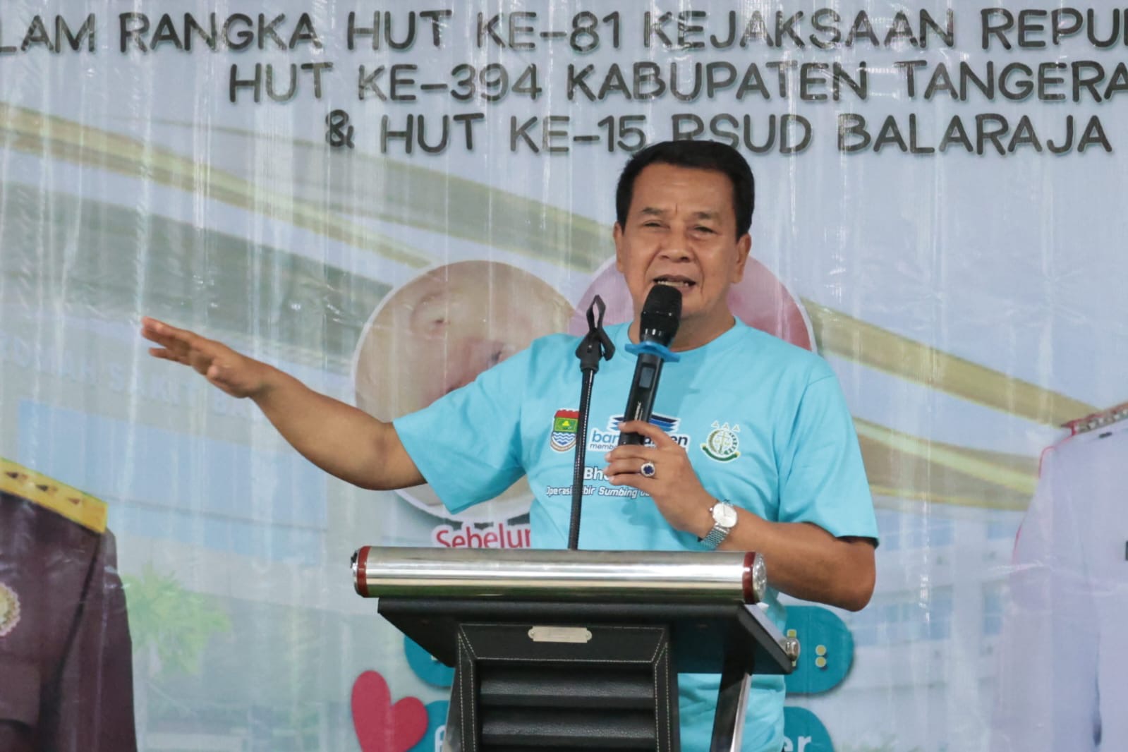 Pasien dari Bogor hingga Serang mengikuti operasi bibir sumbing gratis hasil kolaborasi Kejagung dan Pemkab Tangerang di Balaraja.