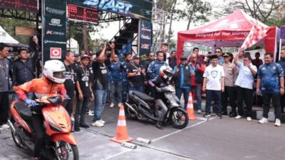 KNPI Drag Bike 2026 hadir di Kabupaten Tangerang sebagai wadah anak muda menyalurkan hobi otomotif dan mengembangkan bakat balap motor.