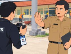 Wartawan Diduga Dilarang Meliput Proyek Revitalisasi SDN Cowek I Pasuruan