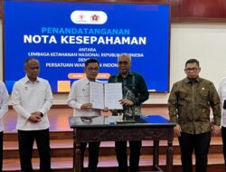 Teken MoU dengan Lemhannas, PWI Perkuat Kompetensi Wartawan