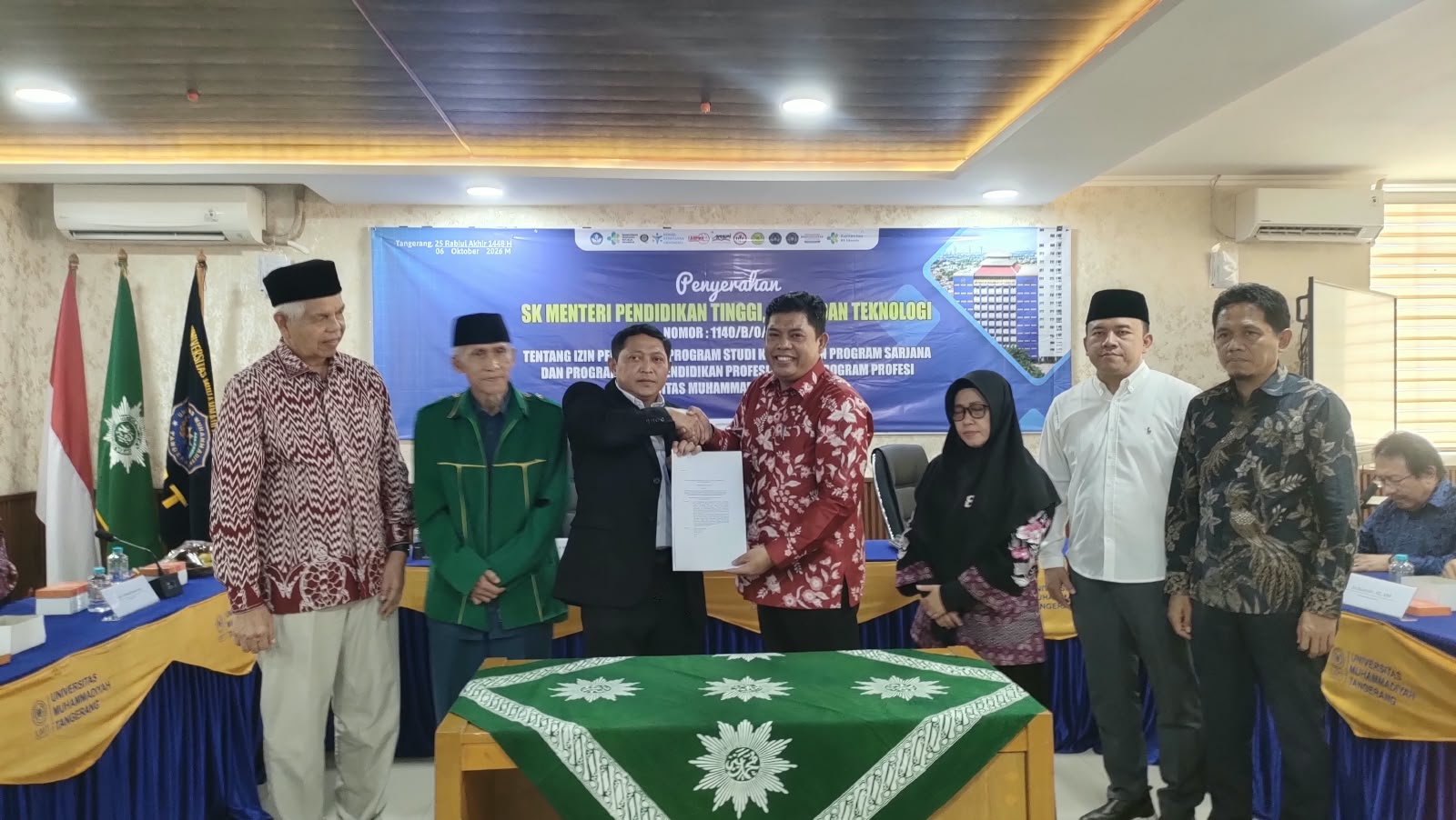 UMT resmi kantongi izin pendidikan dokter dan menjadi PTS pertama di Banten yang membuka program kedokteran jenjang sarjana dan profesi.