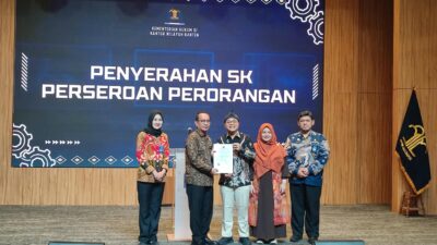 Kemenkum Banten Dorong Legalitas Usaha Mahasiswa untuk Buka Peluang Akses Pembiayaan