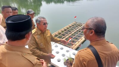 Pemkot Tangsel mengkaji potensi ekonomi padi apung, pemanfaatan tandon, dan peluang kontribusinya terhadap pengendalian inflasi daerah.