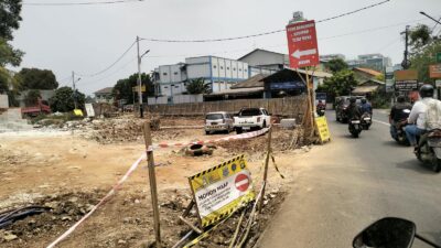 Pelebaran Jalan Benda Raya Tangsel dimulai sepanjang 200 meter dan ditargetkan rampung pada akhir Desember 2026.